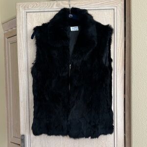 100% Rabbit Fur Vest